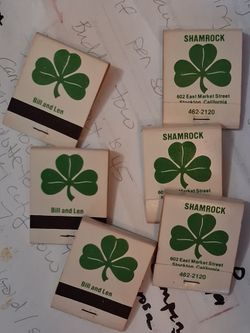 Vintage Shamrock ☘️ matchbooks/ unused lot of (30)