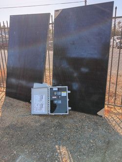 Panel solar and boxs