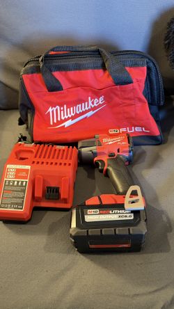 Milwaukee 1/2 Drive 6ah Battery And Charger $398