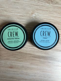 Set of 2 American crew unopened jars of styling products