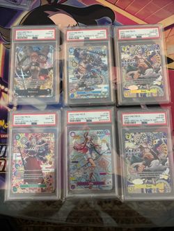 psa-10 one piece graded cards different prices
