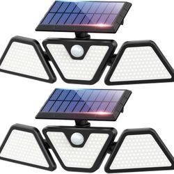 3 Head Solar 275 Led Motion Lights (2Pieces)