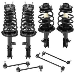Front And Rear Struts Assembly & Sway Bar Links For 97-03 Toyota Avalon, 97-01 Camry 3L Lexus ES300 Solara, Shock Absorber W/Coil Spring Replace 27167