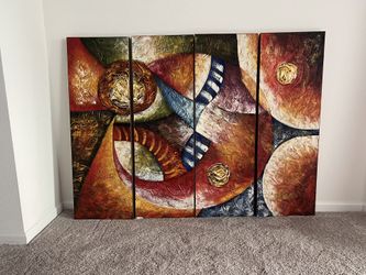 Canvas Wall Art 4 Panel
