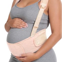 Pregnancy Maternity Belly Band w/ Shoulder Straps for Back, Abdomen, Waist XL 