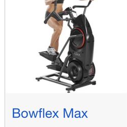 Bow flex max trainer Machine Elliptical 