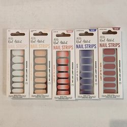 5pk Ardell Nail Addict strips Assorted colors - New