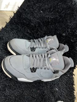 Jordan 4 Retro Low Cool Grey Size 7y Good Condition