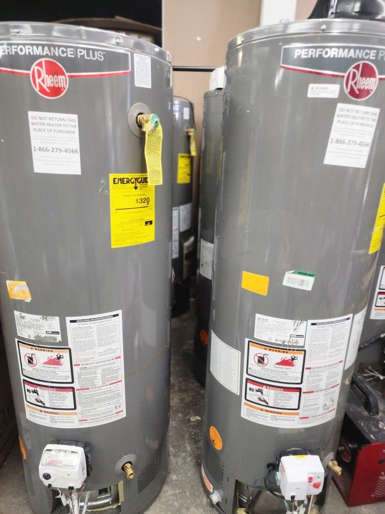 New Water Heater Rheem Performance Platinum π Free Installation