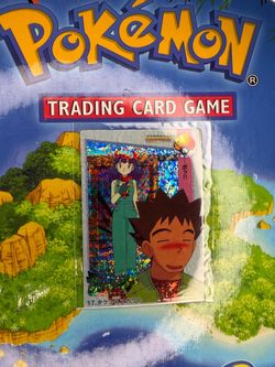 Pokémon Japanese Carddass Holographic Prism Brock Card