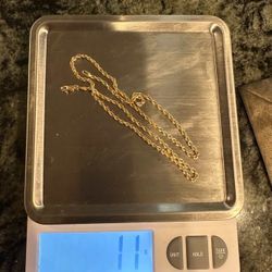 14k Gold Rope Chain