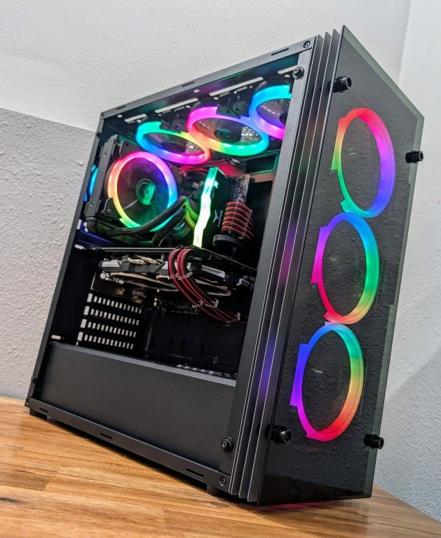 I7 8700K 4.7GHZ GTX 1080 16GB DDR4 1TB SSD 600W PSU Gaming Computer Desktop PC