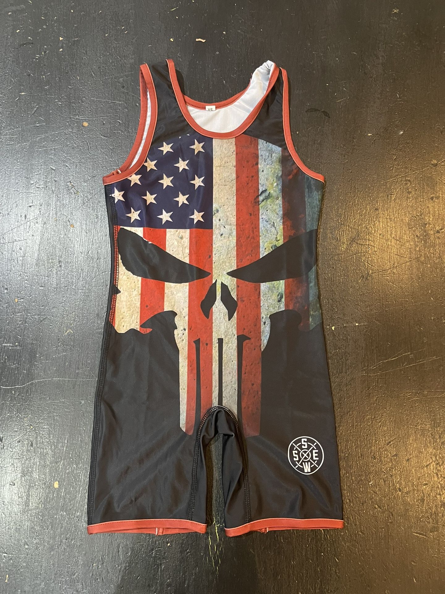 Custom Wrestling Singlet -Team U.S.A. - Punisher