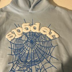 Blue Large Spider Hodie 