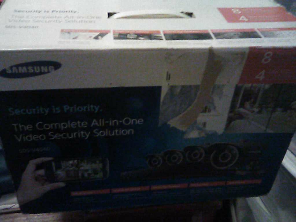 Samsung security camera sat with dvr