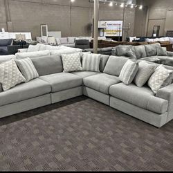 New Big Grey Sectional Sofa