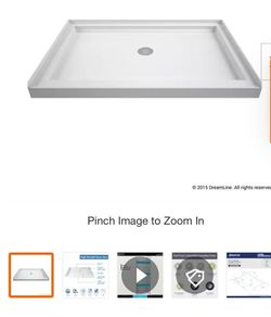 New 38x46 Shower Base 