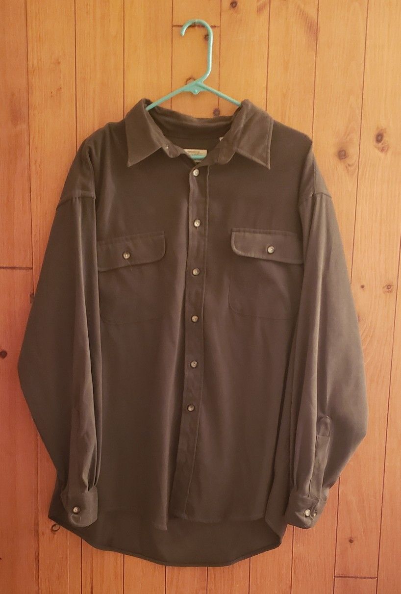 Men's XL Long Sleeve Shirt Gray Color