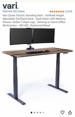 Adjustable standing desk