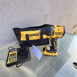 Dewalt 20V Max 1/2” Drill Driver with 2.0Ah Battery and Charger  / New