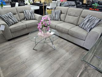 2pc living set, sofa and loveseat