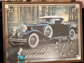 Vintage 1930 Packard wall clock
