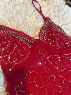 Brand new Red Strap Top