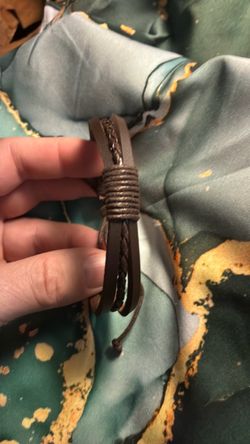 Brown Leather Braided Wrap Bracelet