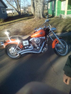 Photo Harley Davidson Dino wide glad custom sell or trade this bike is not for a beginner