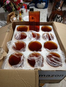 Glass cup set of 12
