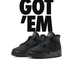Brand New Air Jordan 4 “Black Cats”