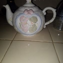 Vintage Porcelain Tea Pot