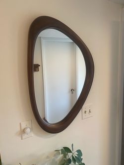 Mirror. Black walnut art deco brand new