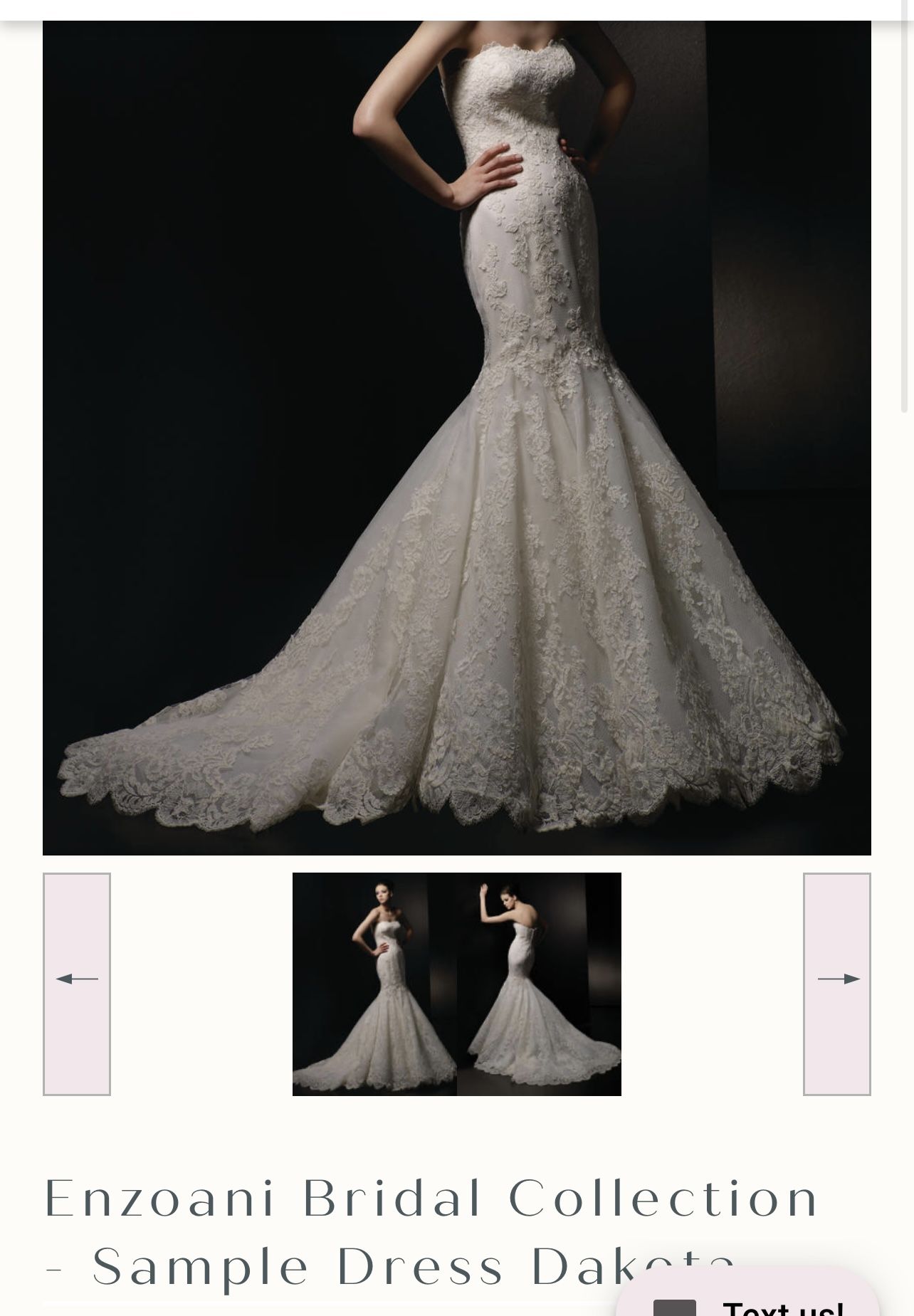 Enzoani Bridal, size 4