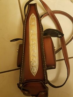 Leather Bottle & Cigarette Holder