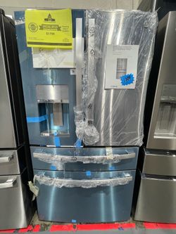 New GE profile Counter D 4 Door in Door refrigerator w warranty