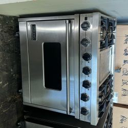 VIKING 36”WIDE DUAL FUEL RANGE STOVE WITH GRIDDLE 