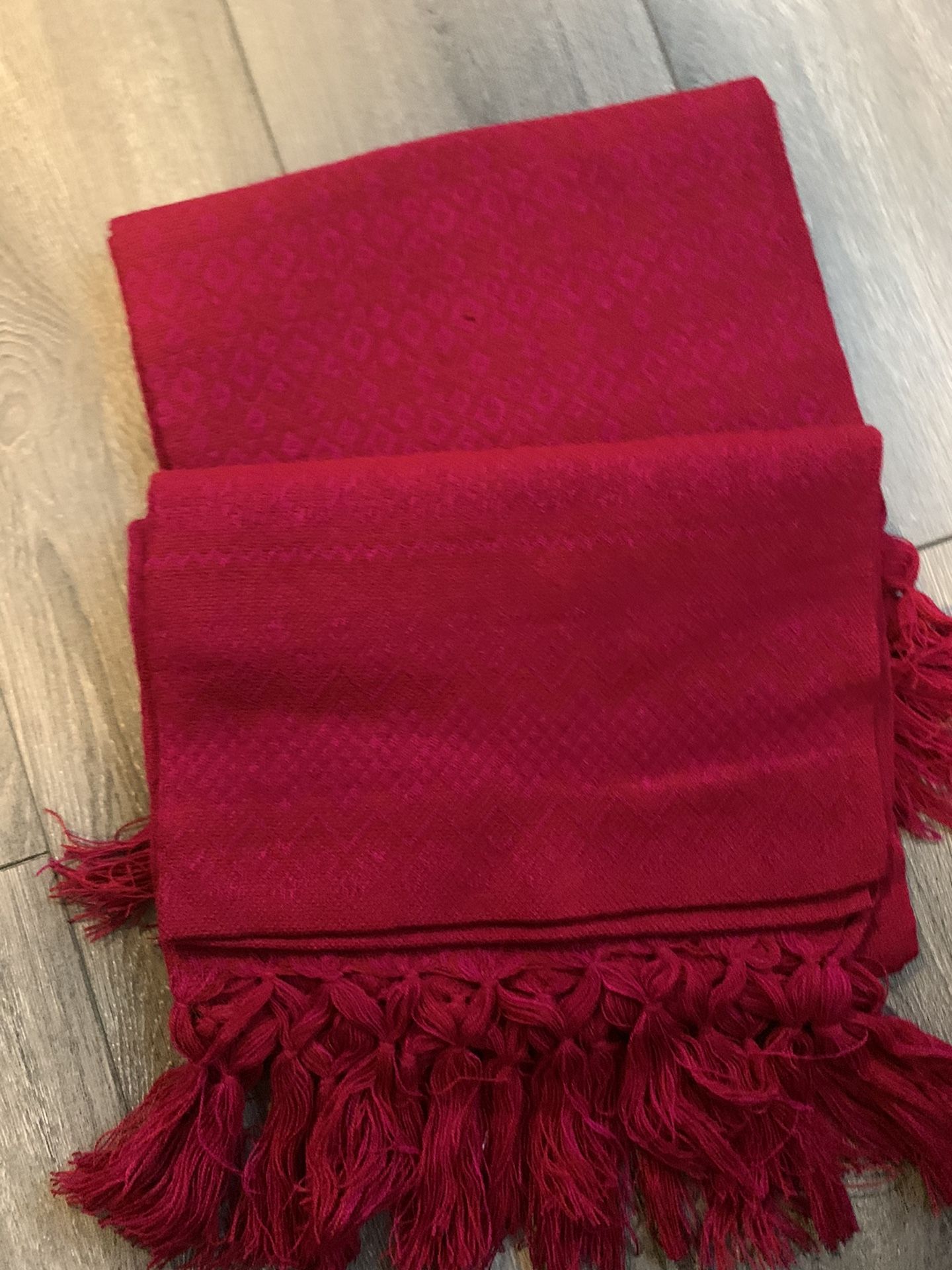 Classic Red Shawl