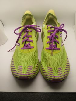 New Balance Running Sneakers Neon Green Purple