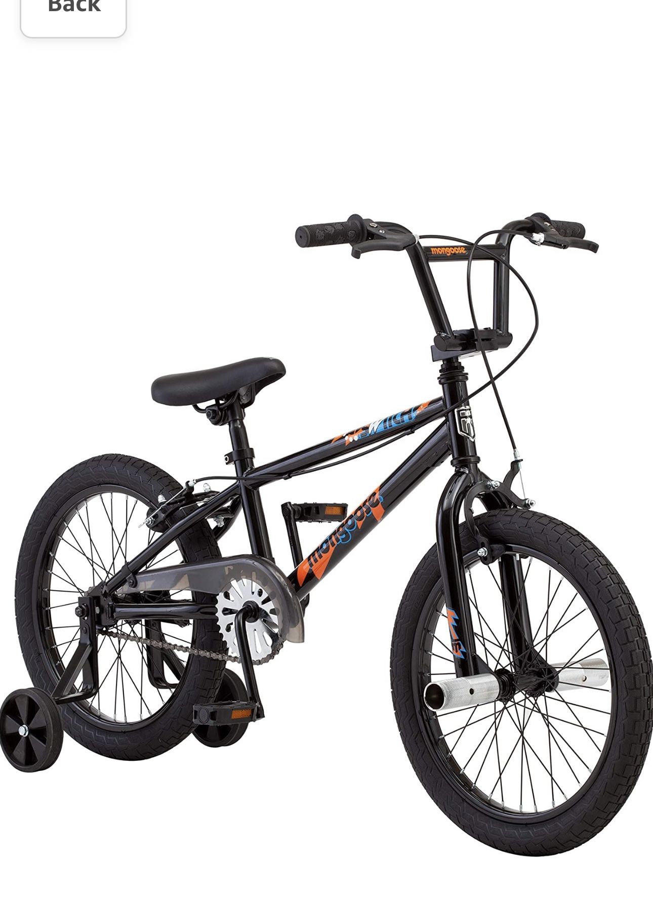 Mongoose Switch and Stun Kids BMX Bike, Boys and Girls Bicycle Ages 5-8 Years, 18 Inch Wheels,