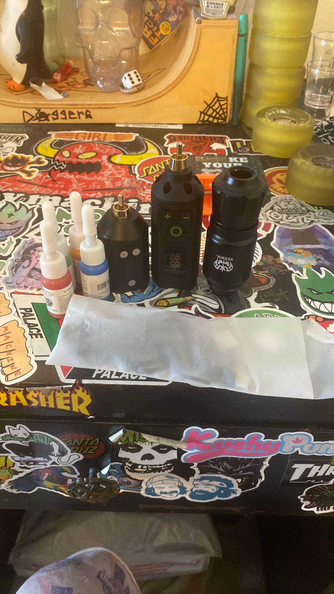Wireless Tattoo Machine With 4 Colors