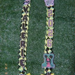 Custom Grad Ribbon Lei