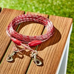 Vibrant Life Pattern Vinyl-Covered Tie-Out 