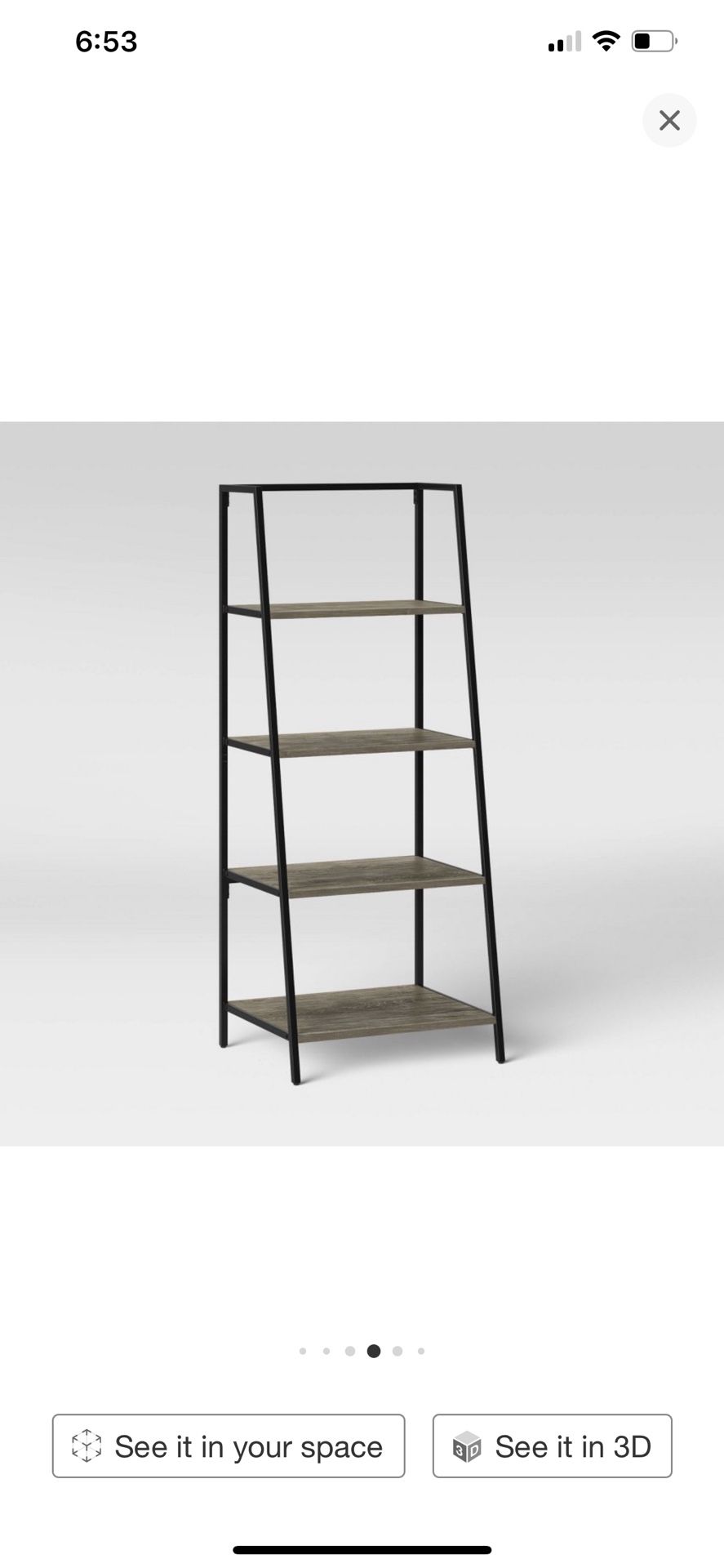 Ladder Book Shelf 70”