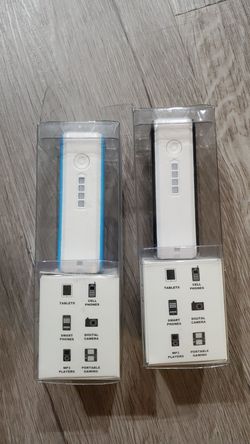 Power banks. Cell phone batrery chargers.
