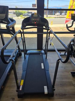 Exerpeutic Recovery Fitness Walking Treadmill - Full Safety Rails