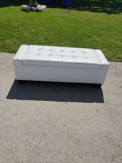 Storage Bench Ottoman 5' Wide