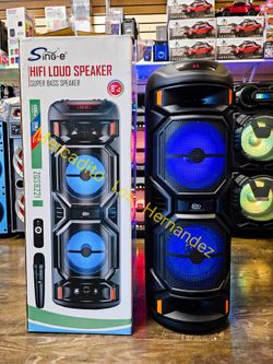Portable Bluetooth Speaker ❗️Dual 8" Woofer❗️Amazing BASS❗️