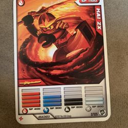 Lego Ninjago Card Kai ZX