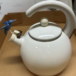 Vintage Via Ancona Hummingbird Teapot